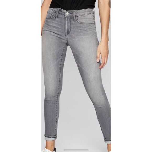 Athleta Women’s Jeans Sculptek Skinny Granite Gray Crop Stretch Size 6 X 26 NWT - Picture 3 of 12
